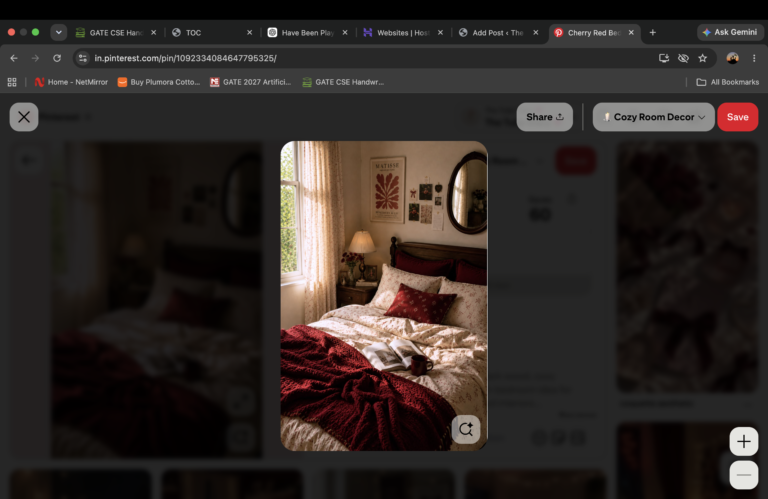 Cozy Red Bedroom Ideas That Feel Warm, Personal & Actually Livable 🍒